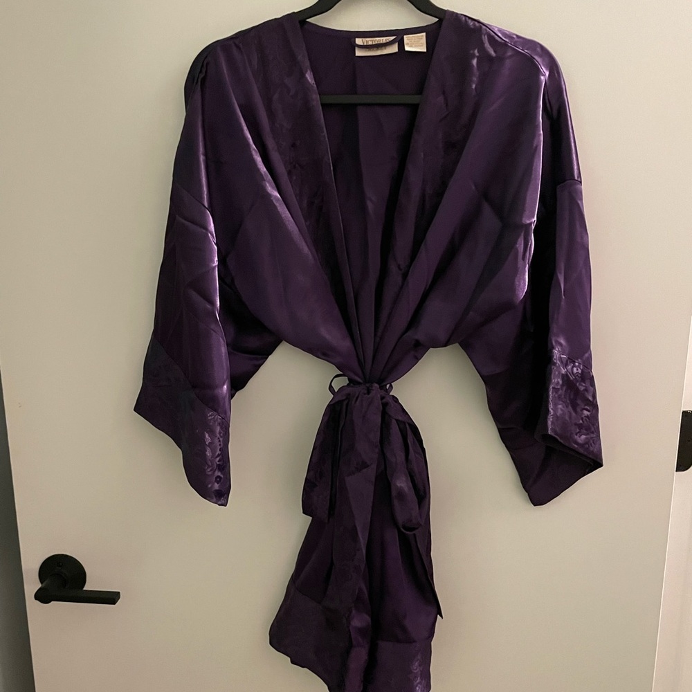 Victoria’s Secret Gold Tag Purple Robe